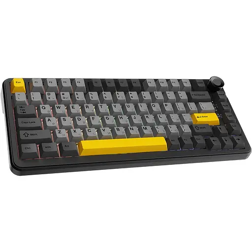 Клавіатура Ajazz AK820 MAX Plus Daydream Switch Black/Gray/Yellow (AK820MAX-DD-BGY) [142205] - фото 2
