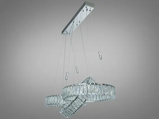 Светодиодная люстра Мебиус золото 92 Вт пульт - фото 3