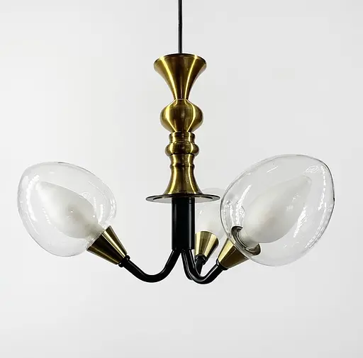 Класичний підвісний світильник на 3 лампочки Line.F ZL 1623/3 - фото 1