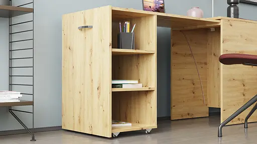 Стіл-тумба трансформер Смарт 1/1 Ferrum-decor 750x1450x500 ДСП Дуб Артізан 16 мм (FRD-105072) - фото 14