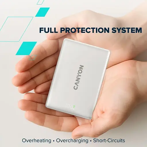 Павербанк Canyon Magnetic Gray 10 000 mAh / 20 Вт (CNS-CPB511G) - фото 7