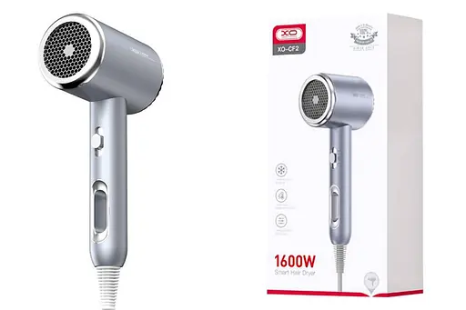 Фен XO CF2 1600W Handheld Temperature Control Hair Dryer голубой - фото 2