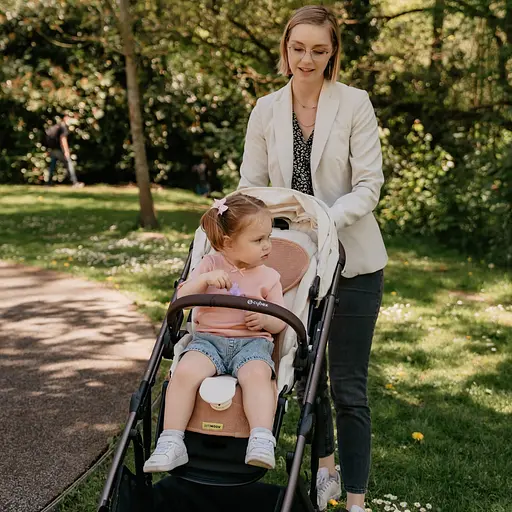 Дышащий вкладыш Air Layer для коляски, цвет фламинго (AL-B-FL) - фото 2