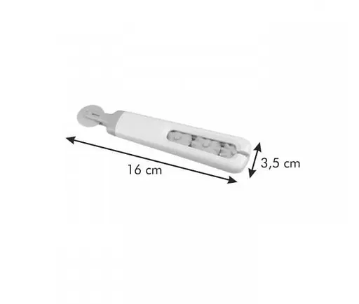 Ролик ніж для тіста зі змінними дисками коліщатками 15.5 см, A-plus Білий 85066 - фото 7