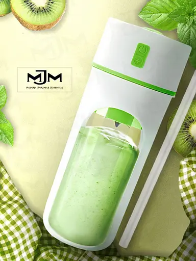 Аккумуляторный портативный блендер MJM PRO Green - фото 2