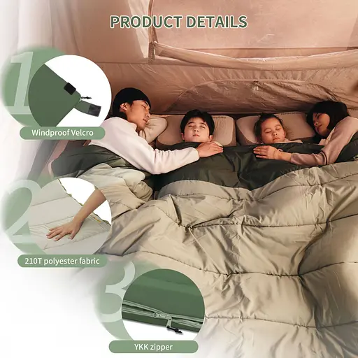 Спальный мешок Naturehike CNK2300019 Green (697650766522) [146764] - фото 2