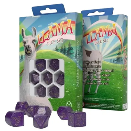 Набір кубиків Llama Dice Set: Zippy , 7 шт. (RLLA04) - фото 1