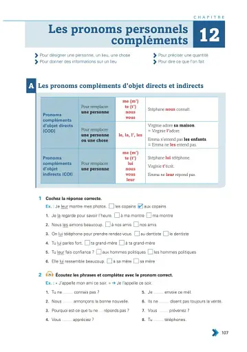 En Contexte A2: Exercices de Grammaire - фото 4