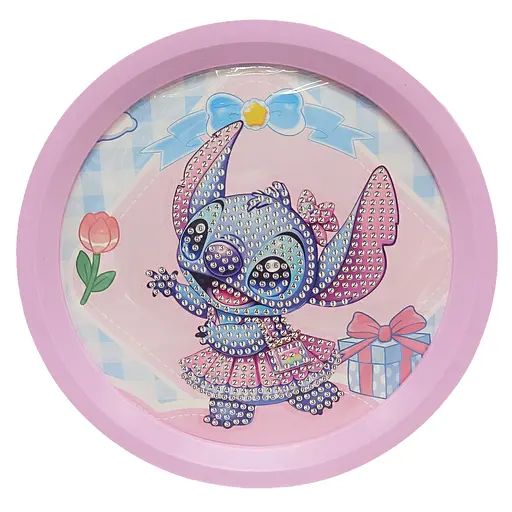 Детский набор алмазная мозаика "Стич" YK-6532-20(Violet)