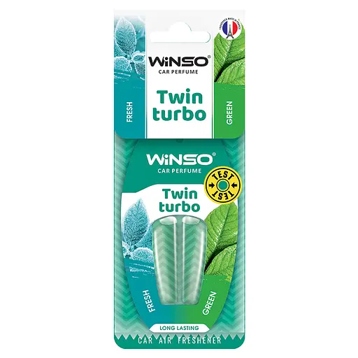 Ароматизатор Winso Twin Turbo - Fresh & Green з подвійною капсулою(538750)