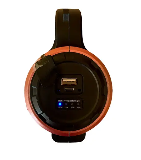 Ліхтар на сонячних батареях HEL-T93 (LM+COB білий та червоний) + Powerbank + microUSB (3+4 режими) - фото 5