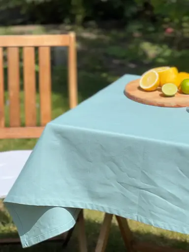 Водовідштовхувальна скатертина Тіффані однотон 180х130 см - фото 5