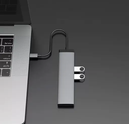 Адаптер (хаб) MiiiW Xiaomi 7-в-1 HDMI / Usb-C PD / 3xUsb-A 3.0 / TF / SD (MWCMA01) - фото 3