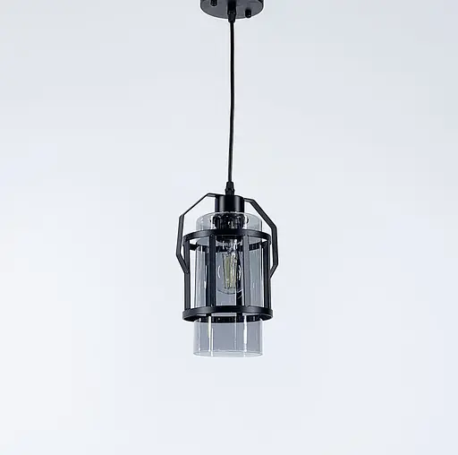 Підвісний світильник у стилі лофт Line.F Колір плафона Янтарний - фото 1