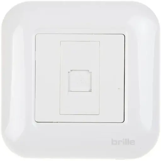 Розетка Brille TB-1TF WHite (135241)