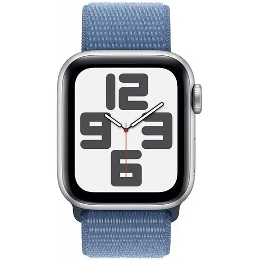 Смарт-годинник Apple Watch SE 2 GPS 44mm Silver Aluminium Case with Winter Blue Sport Loop (MREF3) - фото 3