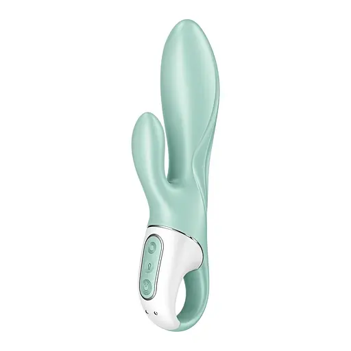 Вібратор-кролик Satisfyer Air Pump Bunny 5+ 21.5х3.6 см м'ятний - фото 6