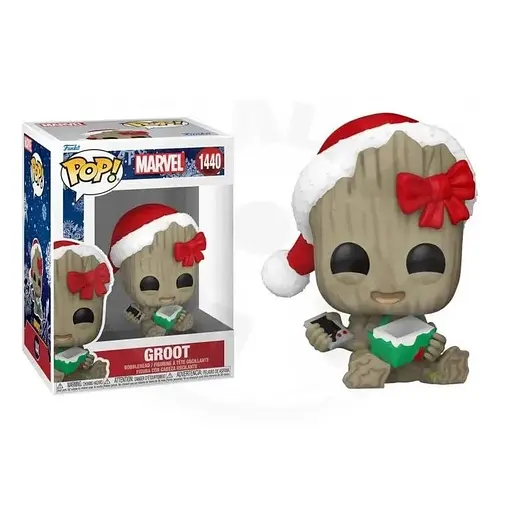 Коллекционная  фигурка   Funko Pop Марвел Грут Marvel: Holiday Groot 10 см FP MH G 1440 - фото 1