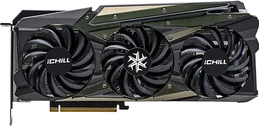Видеокарта GeForce RTX 3070 8GB Inno3D iChill X4 LHR (C30704-08D6X-1710VA35H) Б/У - фото 2