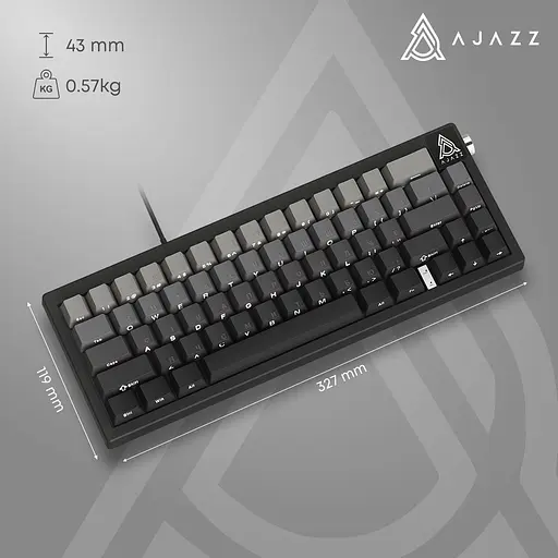 Клавіатура Ajazz AK650 Day Dream Switch Gradient Black USB-C (AK650-DD-BG) - фото 6