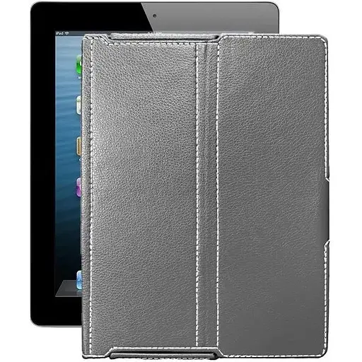 Чохол StatusCASE з екошкіри для планшету Apple iPad 4 Retina (MD525) Сірий - фото 1