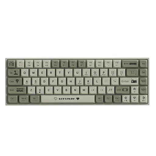 Механическая проводная клавиатура AJAZZ AK680 / Hot-Swap / Brown Switch / Grey - фото 1