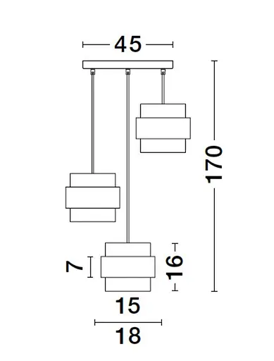 Підвіс Nova Luce SIANNA 9236372 - фото 7