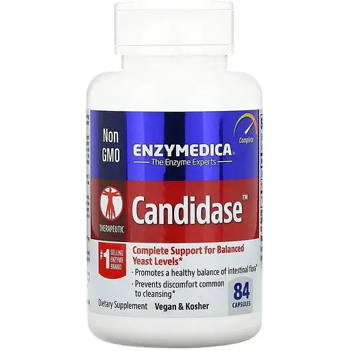 Натуральна добавка Enzymedica Candidase, 84 капсул