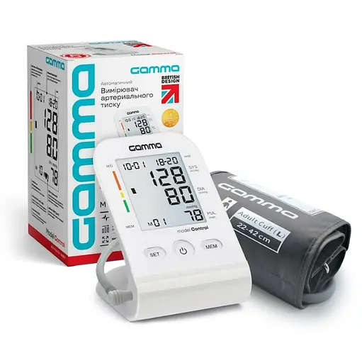 Тонометр Gamma Control 4Gen Type-C + мережевий адаптер автоматичний на плече - фото 5
