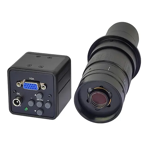 Цифровой микроскоп с монитором 8" и штативом Kaisi 45A-BD LED (подсветка 5V, фокус 95 мм, кратность увеличения 12X/77X) - фото 5