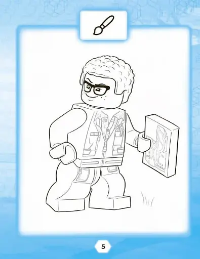 LEGO® Jurassic World™ Розважайся та малюй. Книжка зі стікерами - фото 4