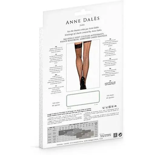 Чулки Anne De Ales Cloe T3 Black - фото 3