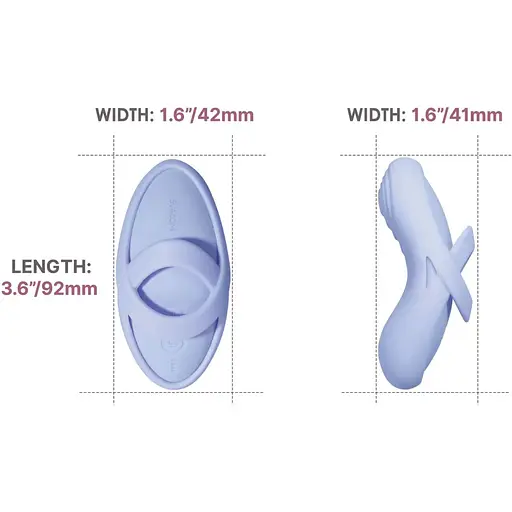 Кліторальний вібратор Svakom Echo 2 Sky Blue - фото 6