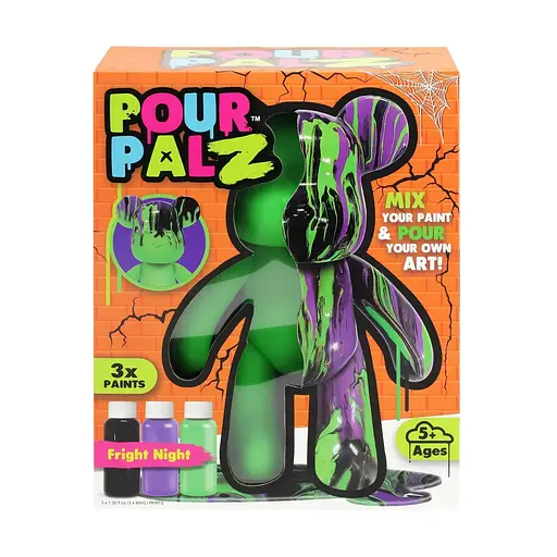 Набір для творчості ToyMonster Pour Palz Black Edition Ведмедик Ніч жахів (GS-G87784/2)