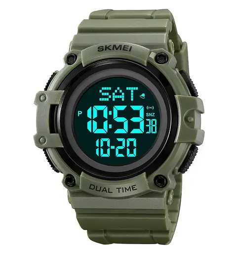 Годинник чоловічий наручний Skmei 2230 Зелений - фото 3