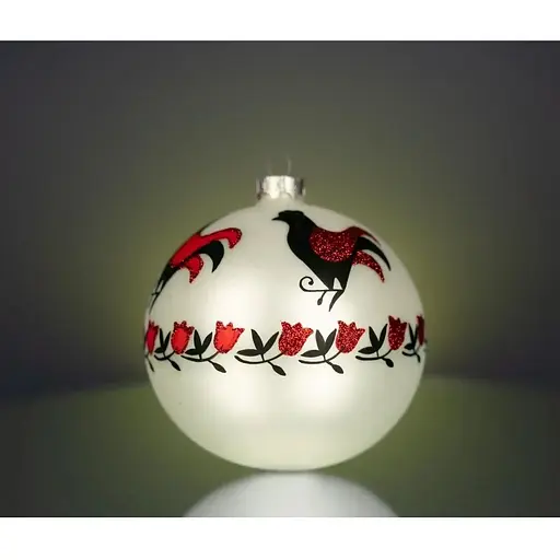 Набір ялинкових прикрас Різдвяні історії Код нації: Херсонщина 3 кулі скло (4820001107104) - фото 8