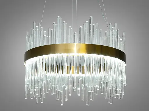Дизайнерская хрустальная светодиодная люстра, 90 Вт. - фото 2