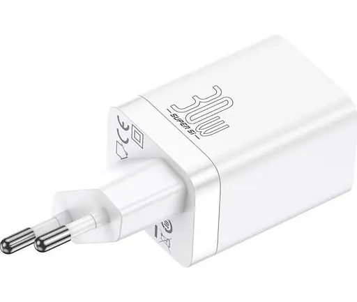 Зарядний пристрій Baseus Super Si Pro Quick Charger Type-C + USB 30 W CCSUPP-E02 - фото 2