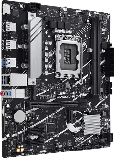 Материнская плата Asus B760M-R Prime D4 LGA 1700 (PRIME B760M-R D4) Б/У - фото 2