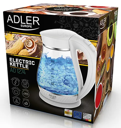 Чайник Adler AD-1274W - фото 6