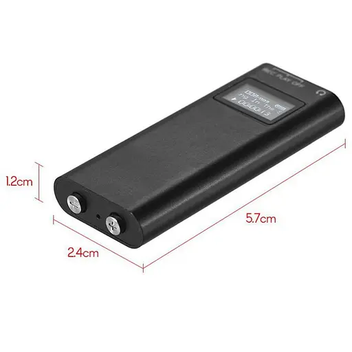 Міні диктофон з активацією на звук 16Gb з LCD екраном JNN Q25 (100320-16) - фото 7