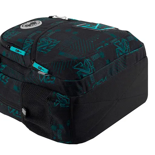 Рюкзак GoPack Education 175M-6 Future Черно-голубой (GO26-175M-6) - фото 8