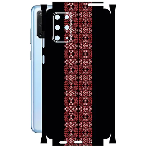 Защитная пленка StatusSKIN для Samsung Galaxy S20 Plus G985 Корпус Винил Вышиванка 2 - фото 1