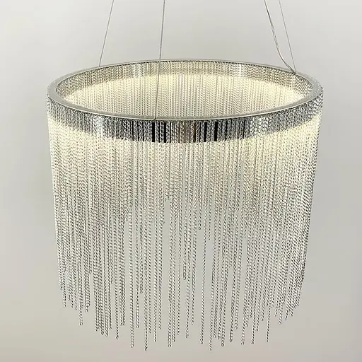 Підвісна люстра з ланцюжками Chrome Coins | Арт. SP 07 SL NEW | Line F - фото 8