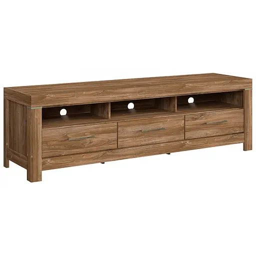 Тумба під телевізор з підсвіткою ВМК (БРВ) Герман RTV3S/6/20 Дуб стерлінг (GRB-1972) - фото 3