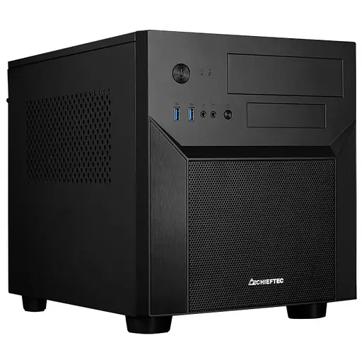Корпус Chieftec MESH PRO CUBE CI-02B-OP, без БП, 2xUSB3.0, mATX, Black
