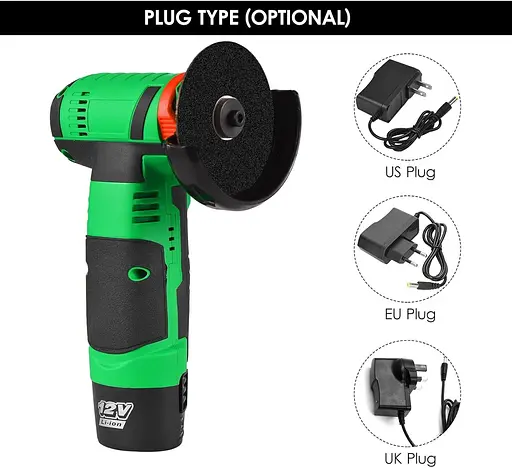 Sunydog 12V акумуляторна кутова шліфувальна машина набір інструментів портативна літієва електрична кутова шліфувальна машина - фото 2