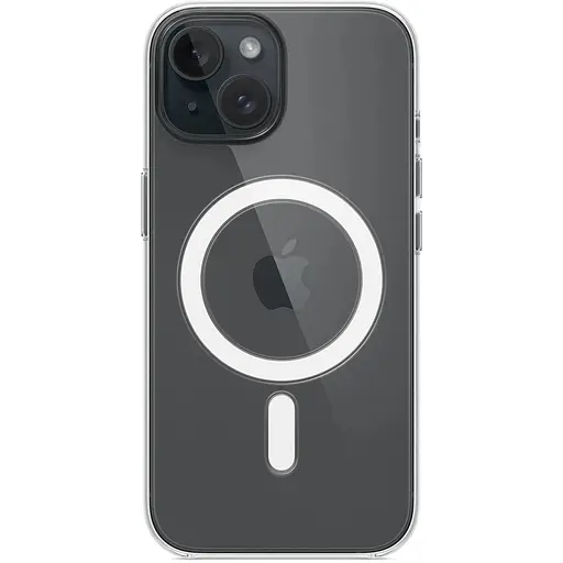 Оригинальный противоударный чехол Apple Clear Case with MagSafe для iPhone 15 (6.1") Прозрачный (MT203ZM/A) - фото 8