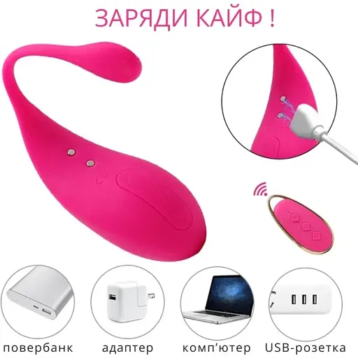 Виброяйцо I’MCUM LoveDrop Motion с пультом Розовое (IM-KTD241-rose) - фото 5