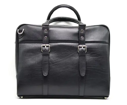 Чоловіча шкіряна сумка TARWA 30х39х10 см sum0026099 - фото 2